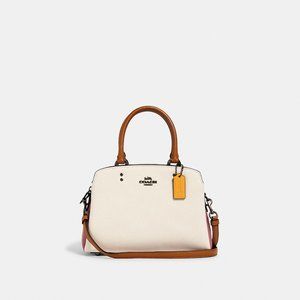 NWT Coach Mini Lillie Carryall Colorblock & Wallet